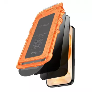 Ochranné tvrzené sklo na displej TECH-PROTECT Quick Set Spy+ Privacy 2 ks pro iPhone 18 Pro Max
