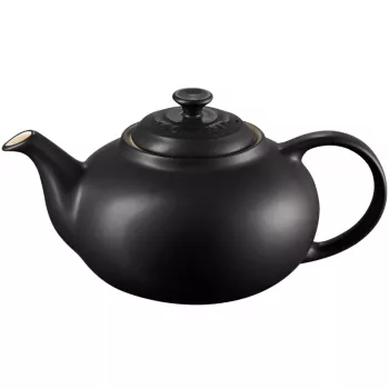 Kameninová čajová konvice Le Creuset 1,3 l černá