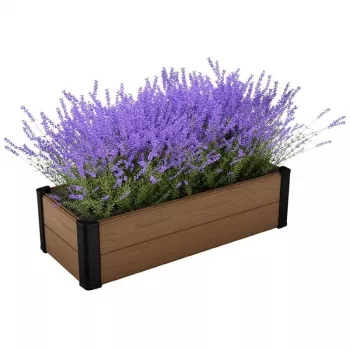KETER obdélníkový záhon Maple Trough 106x52x32cm hnědý