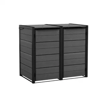 KETER odpadková nádoba 2x240 l úložný kontejner Hide Away šedý