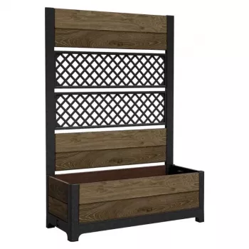 Květináč KETER Deco Tulip 110 l 2-Rhombus ořech Mesh