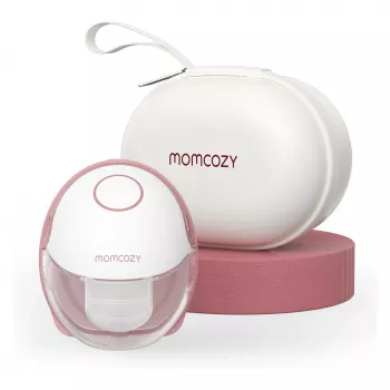 Momcozy – M6 odsávačka mléka s volnýma rukama – červená