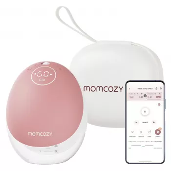 Momcozy – M9 odsávačka mléka s volnýma rukama – červená