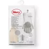Silikonové čisticí rukavice MERY 2 ks 34,5x15,5x2,6 cm, světle šedé