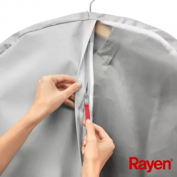 Obal na šaty RAYEN S Premium, šedý, 60x100 cm