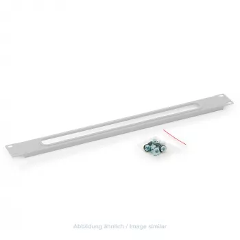 Triton RAC-ZP-X03-A1 19 inch 1U Cable Entry Panel Without Brush, Grey