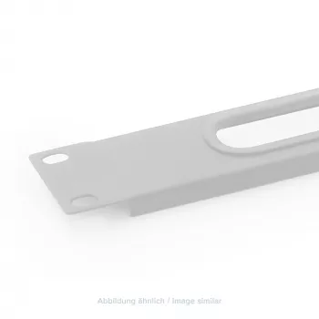 Triton RAC-ZP-X03-A1 19 inch 1U Cable Entry Panel Without Brush, Grey