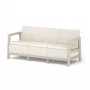 Zahradní sofa KETER Scandi Linea, 3místná, štěrkově šedá/světle béžová