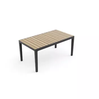 Zahradní stůl KETER Deco Corale 160 imitace teaku/šedý