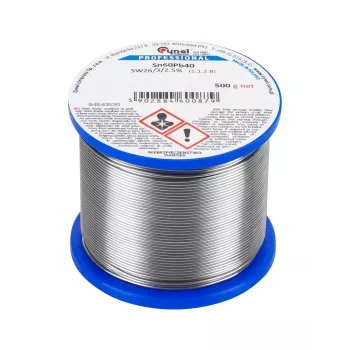 CYNEL LEC-LUT0108-500 Tin-Lead Solder Wire 1.2mm 500g Sn60Pb40 Rosin-Cored