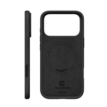 Pouzdro MagSafe Crong Color Cover Magnetic pro iPhone 18 Pro / 17 Pro, černé