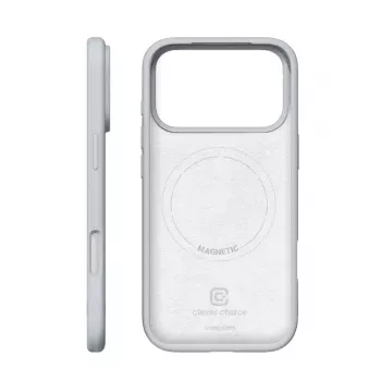 Pouzdro MagSafe Crong Color Cover Magnetic pro iPhone 18 Pro / 17 Pro, šedé