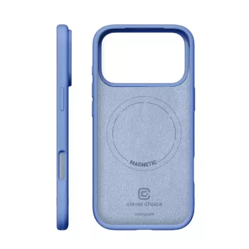 Pouzdro MagSafe Crong Color Cover Magnetic pro iPhone 18 Pro / 17 Pro, modré