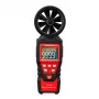 Digitální anemometr HABOTEST HT625B s USB, měřič rychlosti větru/teploty/objemu vzduchu, podsvícený LCD, externí lopatkový senzor