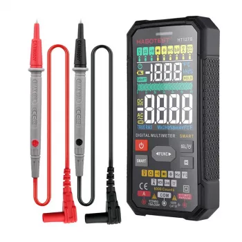 Digitální univerzální multimetr Habotest HT127B True RMS 6000 Counts Auto Ranging s NCV a teplotou
