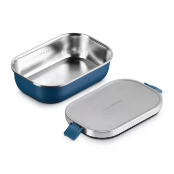 LE CREUSET krabička na oběd ON THE GO 900ml modrá