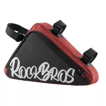 Cyklistická brašna Rockbros G002 Flash Journey na trojúhelníkový rám 1,4 l – červená