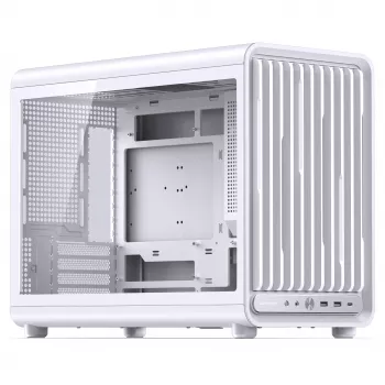 Jonsbo D33 STD bílá Mini Tower PC skříň, tvrzené sklo, mATX/Mini-ITX, USB-C