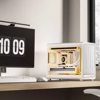 Jonsbo D33 STD bílá Mini Tower PC skříň, tvrzené sklo, mATX/Mini-ITX, USB-C