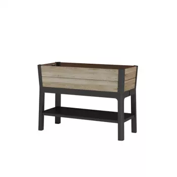 KETER Květináč Deco Elevated Garden Bed 48L ořech