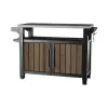 Grilovací stůl KETER Deco Unity XL 207L ořechový odstín