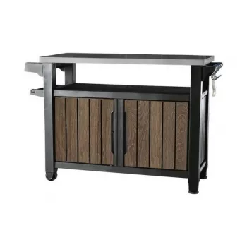 Grilovací stůl KETER Deco Unity XL 207L ořechový odstín