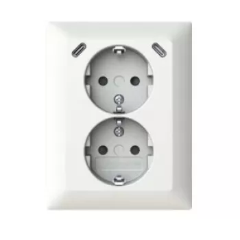 ABB 202EUJRB2USBC-914 Dvojzásuvka USB Safety+ 2x USB C 2TKA00006018