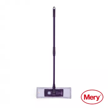 Mikrofázový mop MERY 45 cm s kovovou tyčí 140 cm