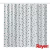 RAYEN závěs do sprchy 180x200cm bílá/modrá, polyester