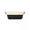 Obdélníková zapékací mísa Le Creuset Heritage kamenina 19x14cm / 1,1L černá