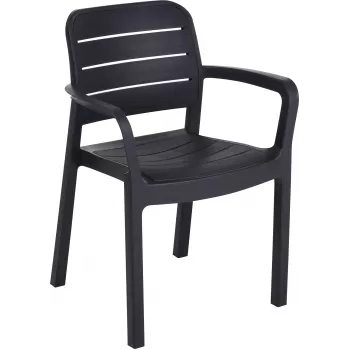 Zahradní židle KETER Tisara šedá