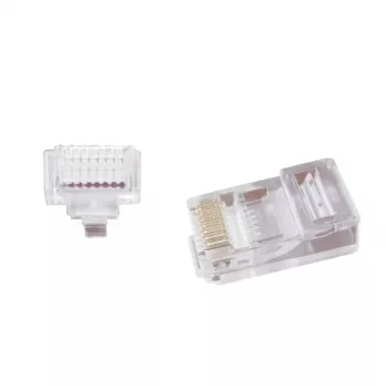 Gembird Cablexpert Universal Pass-Through Modular UTP Plug 8P8C RJ45, for Conductors up to 24 AWG, 10 pcs per Bag (LC-PTU-01/10)