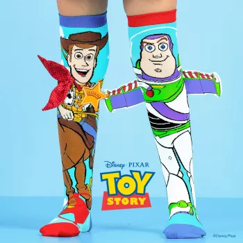 MADMIA Skarpetki Dziecięce Kolanówki Skarpety Toy Story Toystory Buzz Chudy Woody / Md018