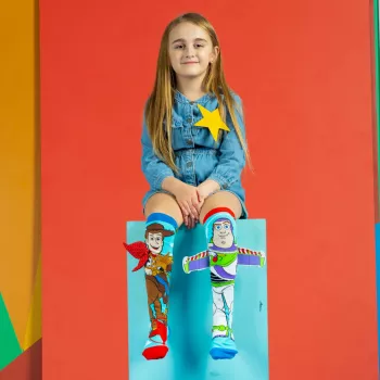 MADMIA Skarpetki Dziecięce Kolanówki Skarpety Toy Story Toystory Buzz Chudy Woody / Md018