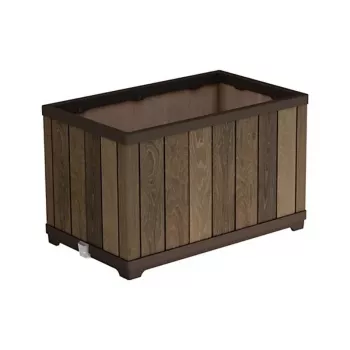 KETER obdélníkový květináč Deco Walnut