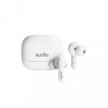 Bezdrátová sluchátka Sudio C8, ANC, Bluetooth 5.4, bílá
