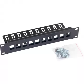 Keystone patch panel TRITON RAB-PP-X03-C1 10portový 1U 19