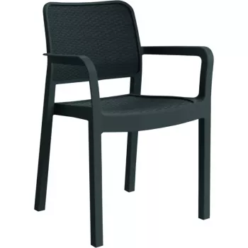 Zahradní židle KETER Samanna šedá