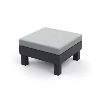 Zahradní stolička/stůl KETER Element s polstrem šedá/světle šedá