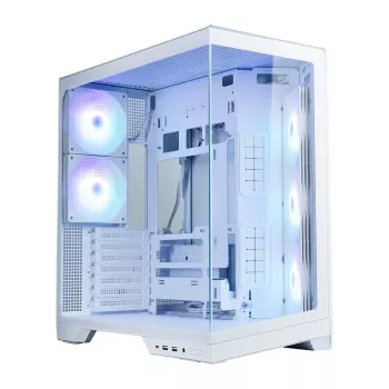 Zalman D50 ATX Mid Tower PC skříň, 3x 120mm ventilátory, bílá