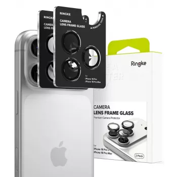 RINGKE CAMERA FRAME PROTECTOR 2-PACK kryt fotoaparátu IPHONE 18 PRO / PRO MAX černý
