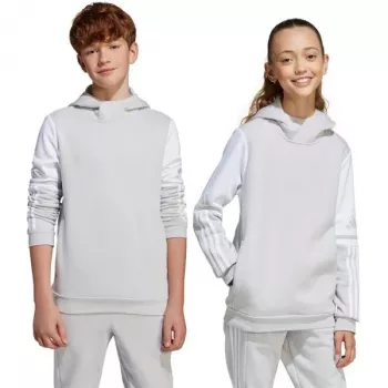 Dětská mikina adidas Squadra 25 Sweat Hoody šedá JD4808 128cm