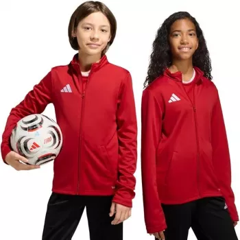Dětská mikina adidas Entrada 26 Track červená JZ6612 140cm