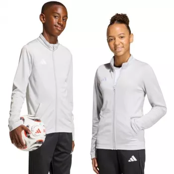 Dětská mikina adidas Entrada 26 Track světle šedá JZ6610 152cm