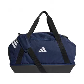 Taška adidas Tiro Duffle Medium s kapsou na dně navy KD4235