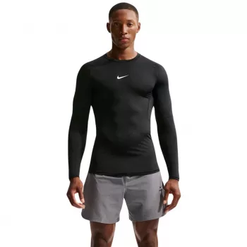 Pánské tričko s dlouhým rukávem Nike Dri-Fit Pro černé FB7919 010 2XL