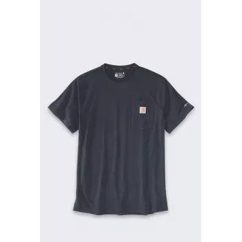Tričko s kapsou Carhartt Force Midweight tmavě modré