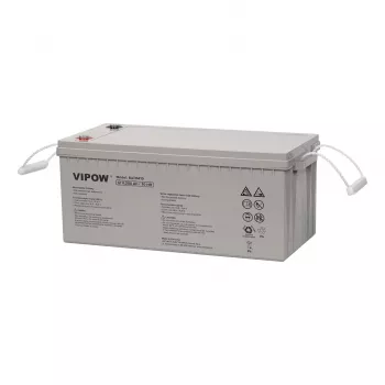 VIPOW BAT0419 12V 200Ah gelová baterie – Deep Cycle VRLA pro solární systémy, UPS a telekomunikace