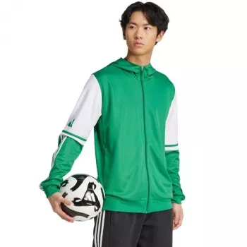Men's adidas Squadra 25 Hoody sweatshirt green and white JP3164 M