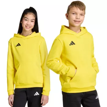 Dětská mikina s kapucí adidas Entrada 26 Hoody žlutá JZ6564 128 cm